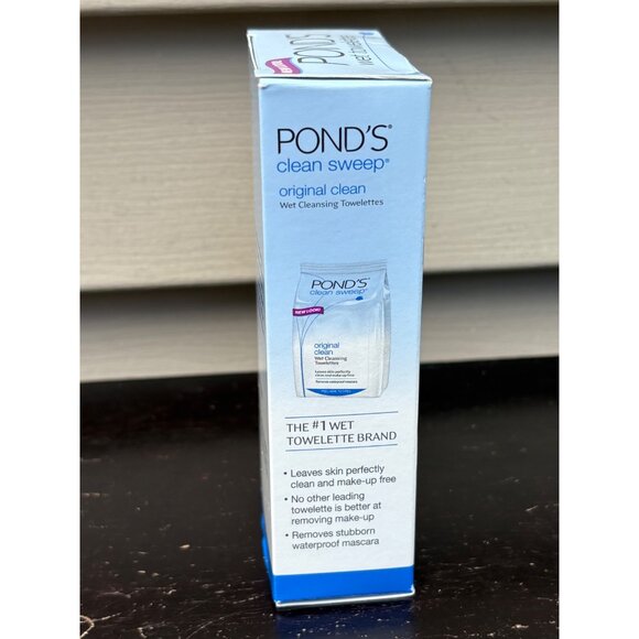 Ponds Clean Sweep Original Clean Wet Cleansing Towelettes 15 Ct New Old Stock - Picture 5 of 6